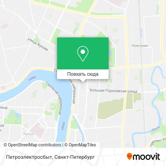 Карта Петроэлектросбыт