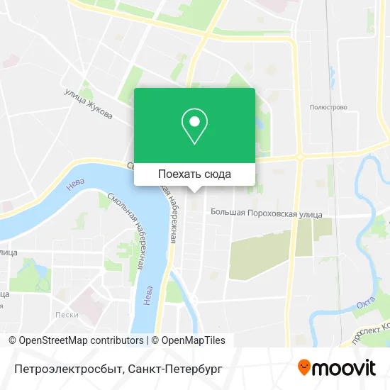 Карта Петроэлектросбыт