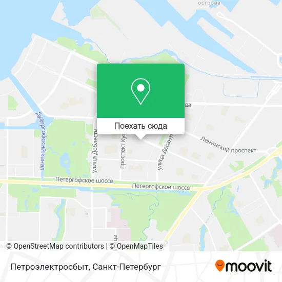 Карта Петроэлектросбыт
