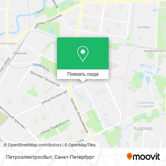 Карта Петроэлектросбыт