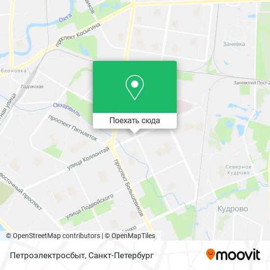 Карта Петроэлектросбыт