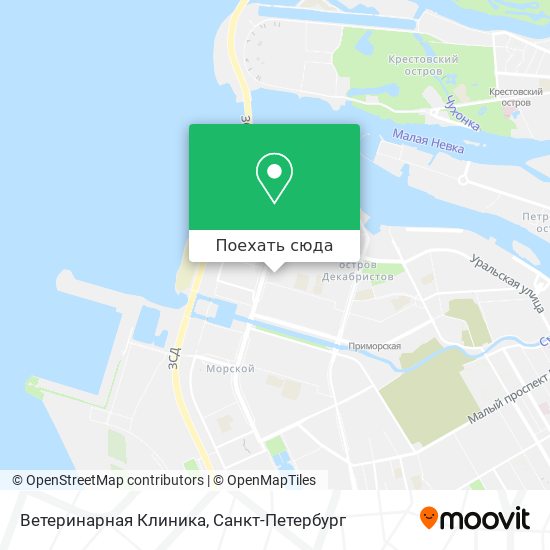 Карта Ветеринарная Клиника