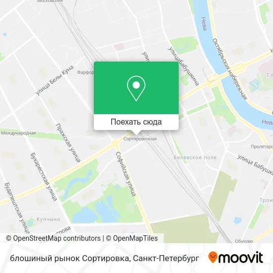 Карта блошиный рынок  Сортировка
