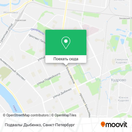 Карта Подвалы Дыбенко