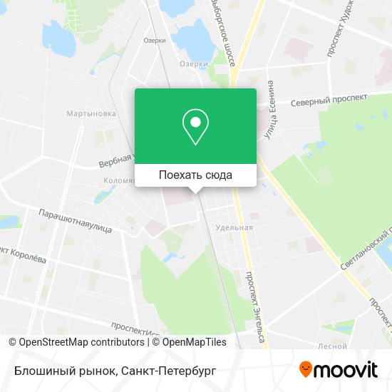 Карта Блошиный рынок