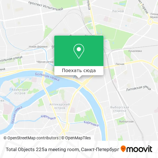 Карта Total Objects 225a meeting room