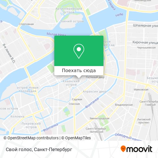 Карта Свой голос