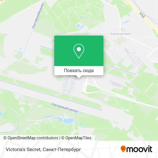 Карта Victoria's Secret