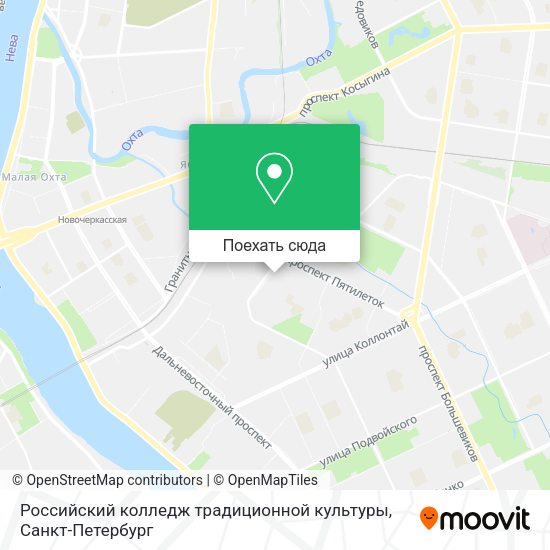 Карта Российский колледж традиционной культуры
