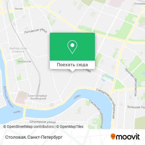 Карта Столовая