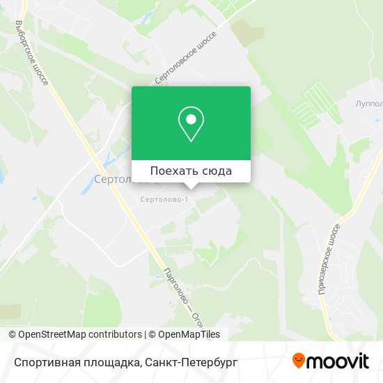 Карта Спортивная площадка