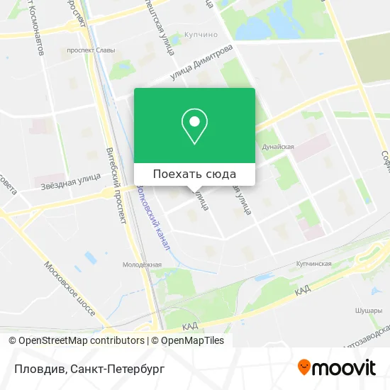 Карта Пловдив