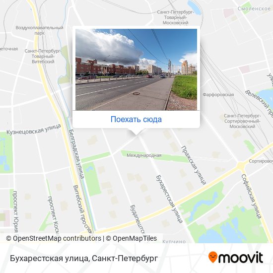 Санкт петербург метро бухарестская на карте