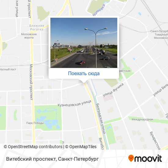 Карта санкт петербурга витебский проспект