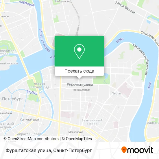 Карта Фурштатская улица