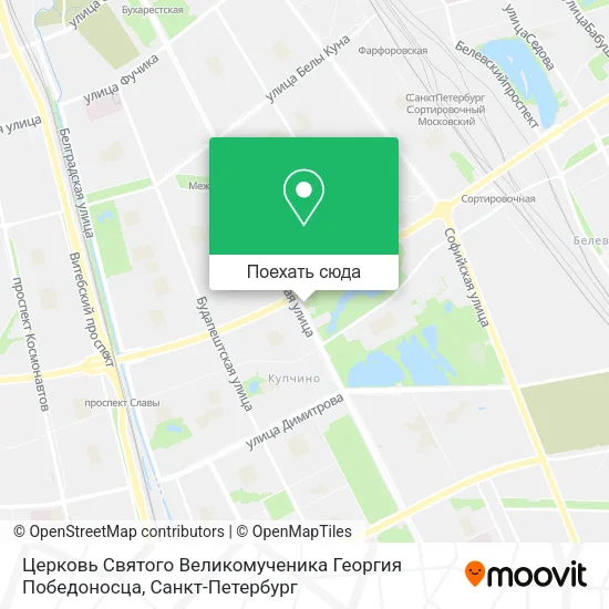 Карта Церковь Святого Великомученика Георгия Победоносца