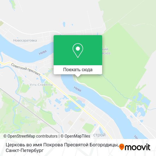 Карта Церковь во имя Покрова Пресвятой Богородицы