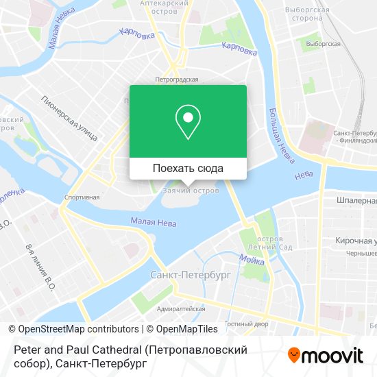 Карта Peter and Paul Cathedral (Петропавловский собор)