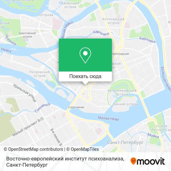 Карта Восточно-европейский институт психоанализа