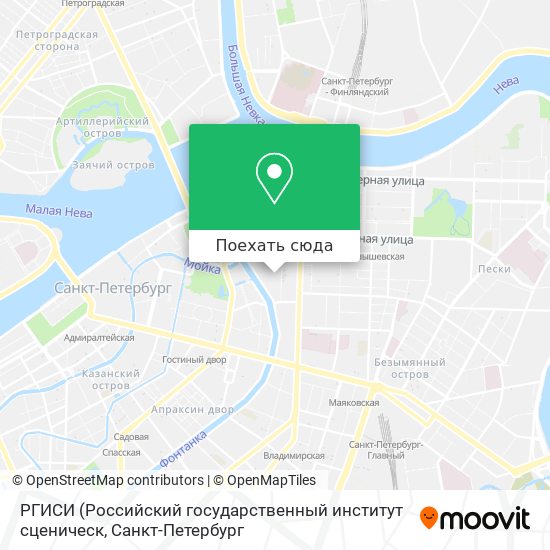 Карта РГИСИ