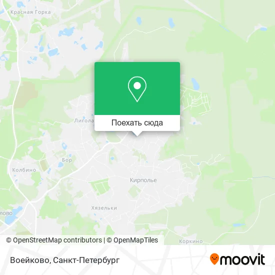 Карта Воейково
