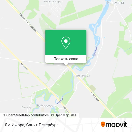 Карта Ям-Ижора