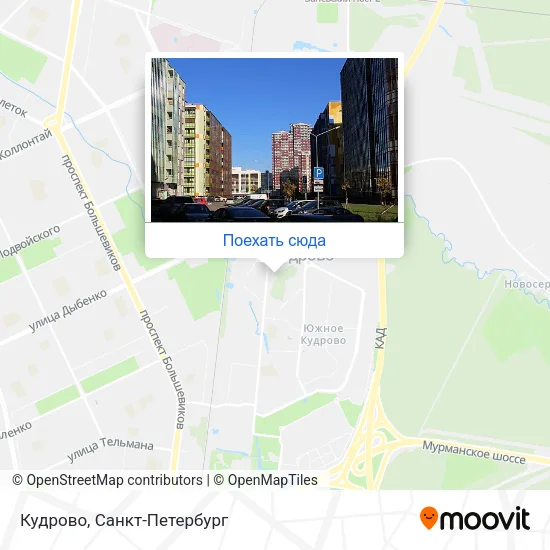 Карта Кудрово