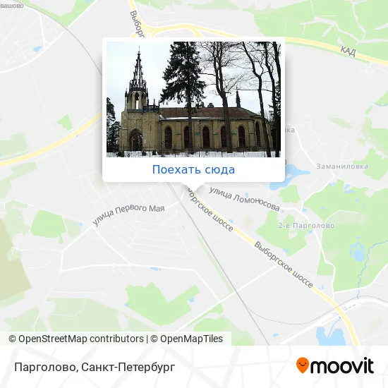 Карта Парголово