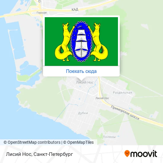 Карта Лисий Нос