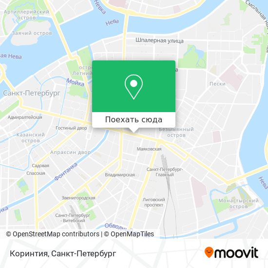 Карта Коринтия