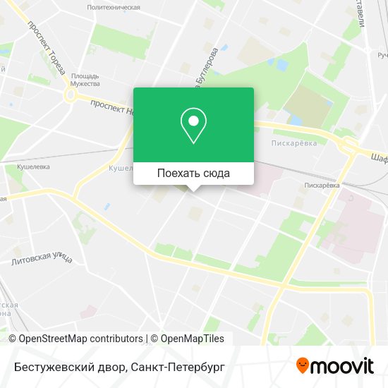 Карта Бестужевский двор