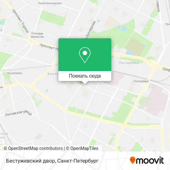 Карта Бестужевский двор