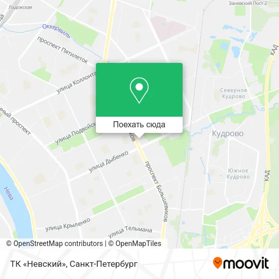Карта ТК «Невский»