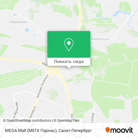 Карта MEGA Mall (МЕГА Парнас)