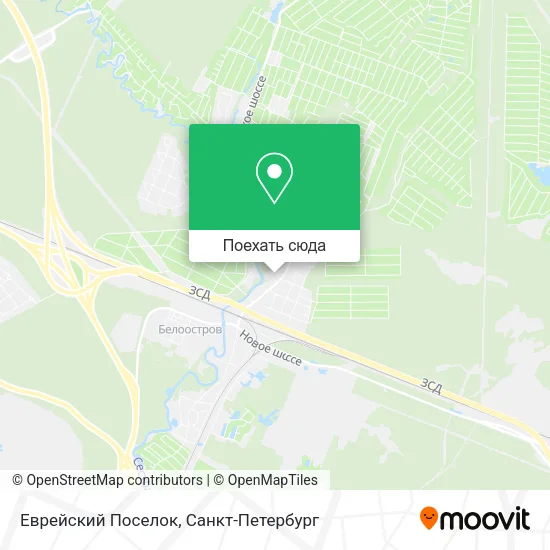 Карта Еврейский Поселок