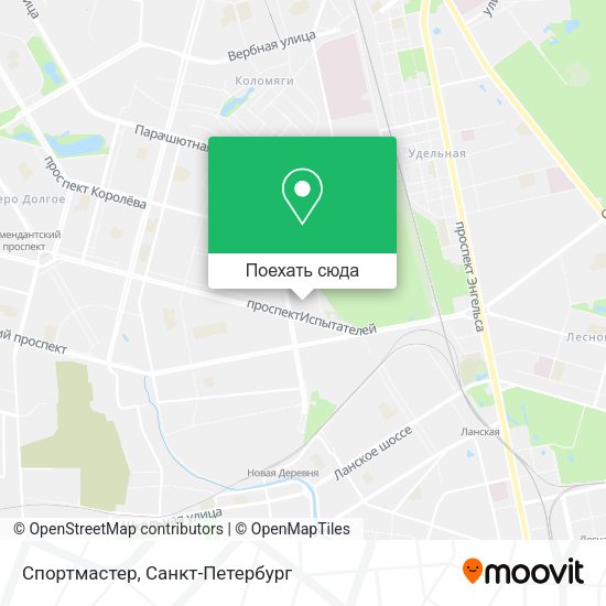 Карта Спортмастер