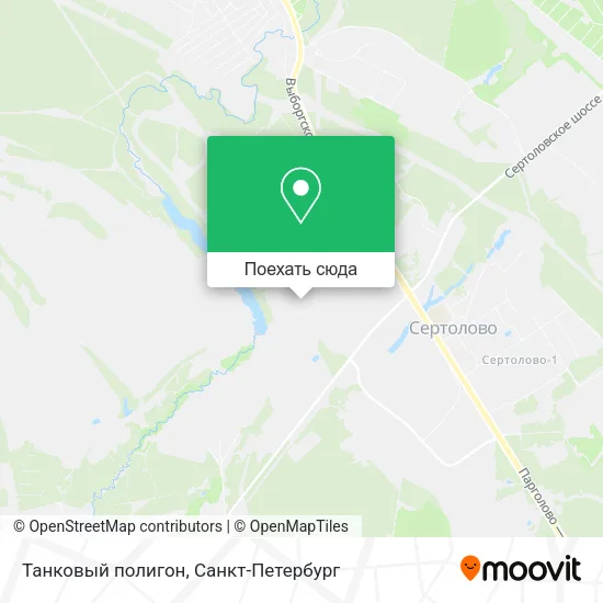 Карта Танковый полигон
