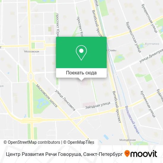 Карта Центр Развития Речи  Говоруша
