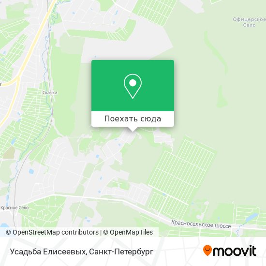 Карта Усадьба Елисеевых