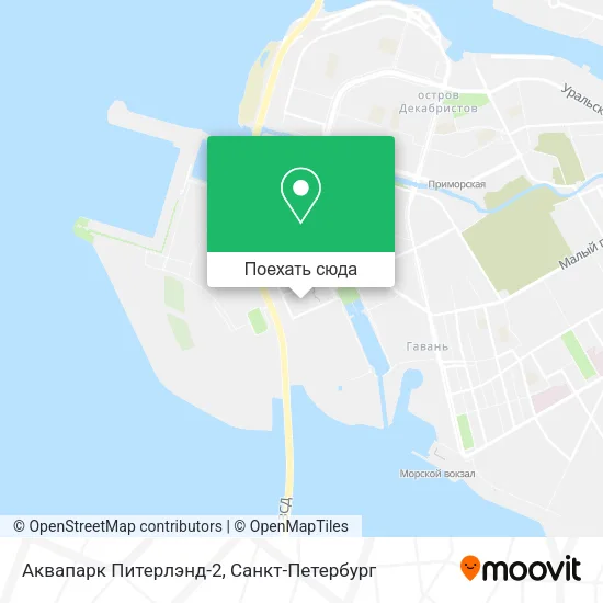 Карта Аквапарк  Питерлэнд-2