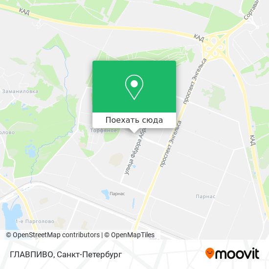 Карта ГЛАВПИВО