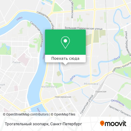 Карта Трогательный зоопарк