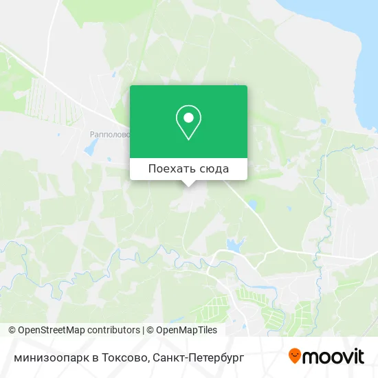 Карта минизоопарк в Токсово