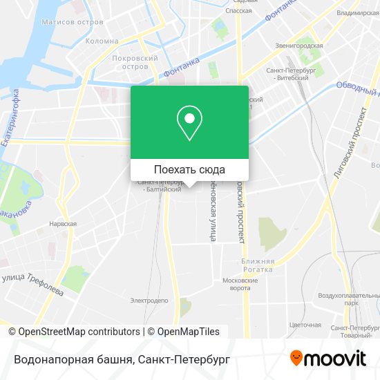 Карта Водонапорная башня