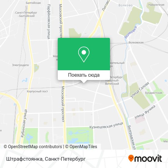 Карта Штрафстоянка