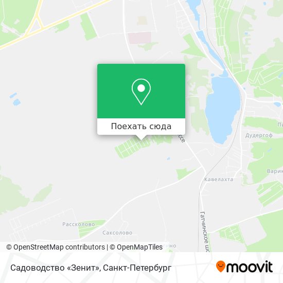 Карта Садоводство «Зенит»