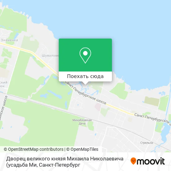 Карта Дворец великого князя Михаила Николаевича