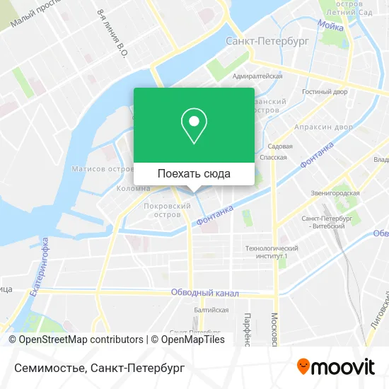 Карта Семимостье