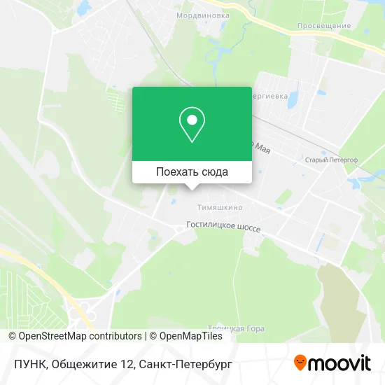 Карта ПУНК, Общежитие 12