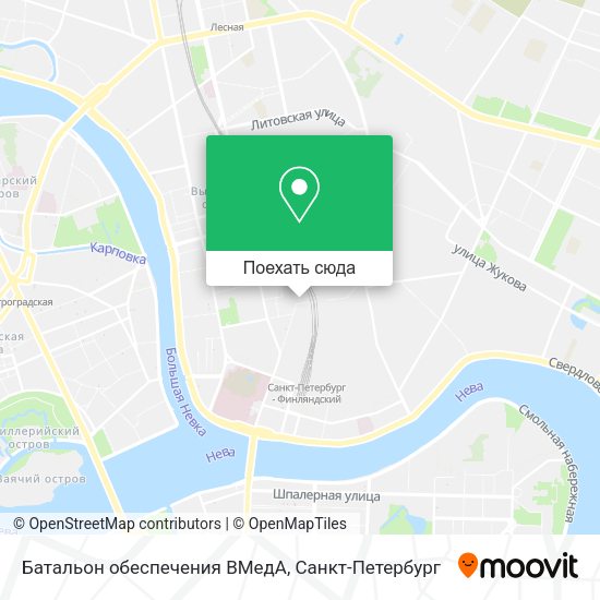 Карта Батальон обеспечения ВМедА